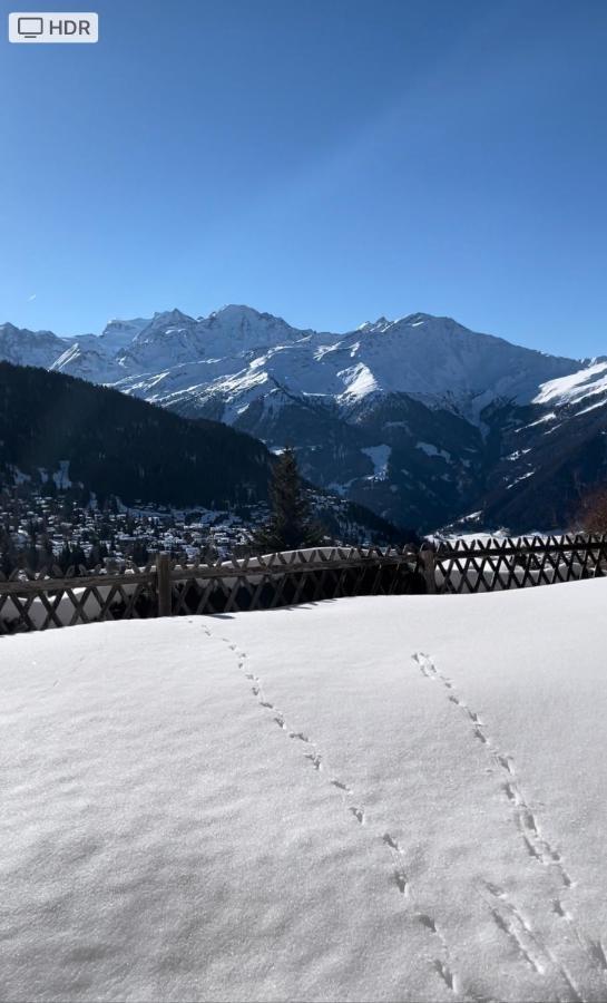 Superbe Appartement Avec Vue Et Parking Gratuit Bagnes Esterno foto